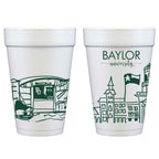 Foam Cup 10 Pack {Baylor University Skyline-Waco, Texas}
