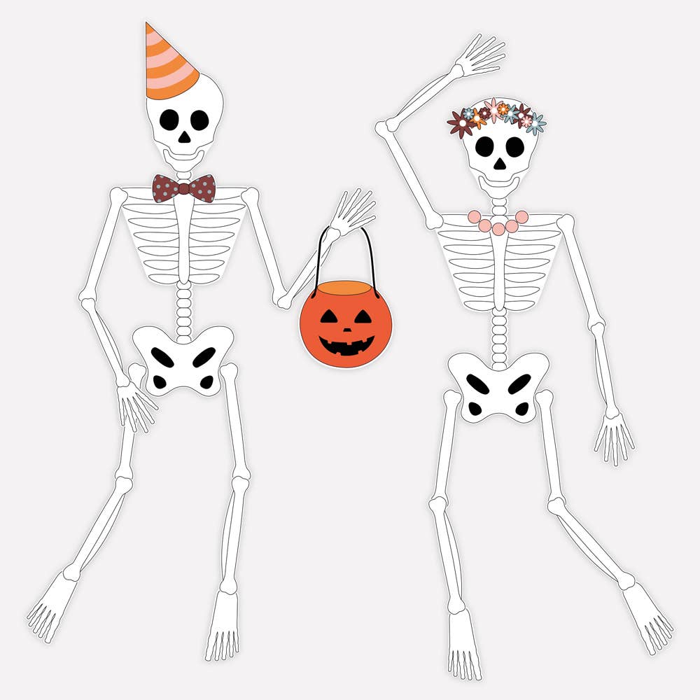Paper SKELETON for decoration
