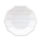 Frenchie Striped Small Plates - 8 Pk.: Clementine