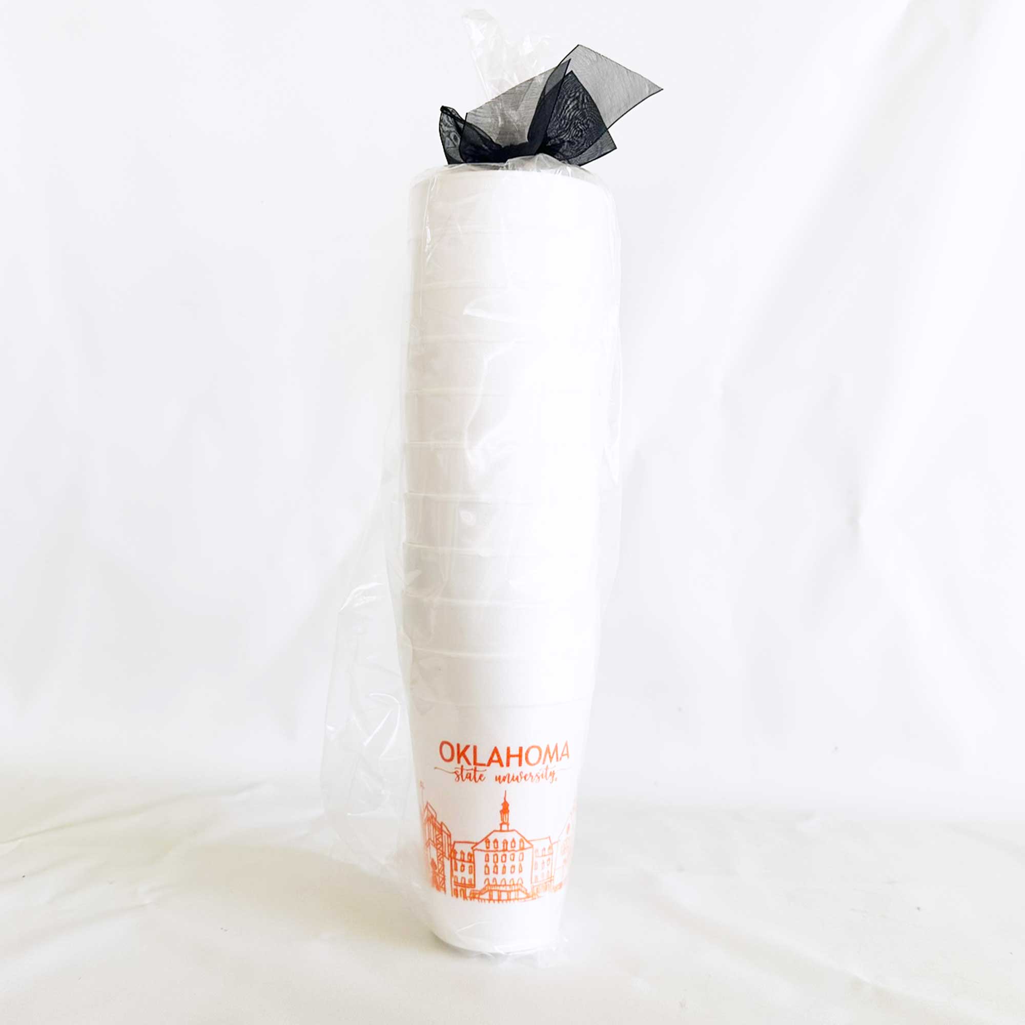 Foam Cup 10 Pack {Oklahoma State University Skyline}