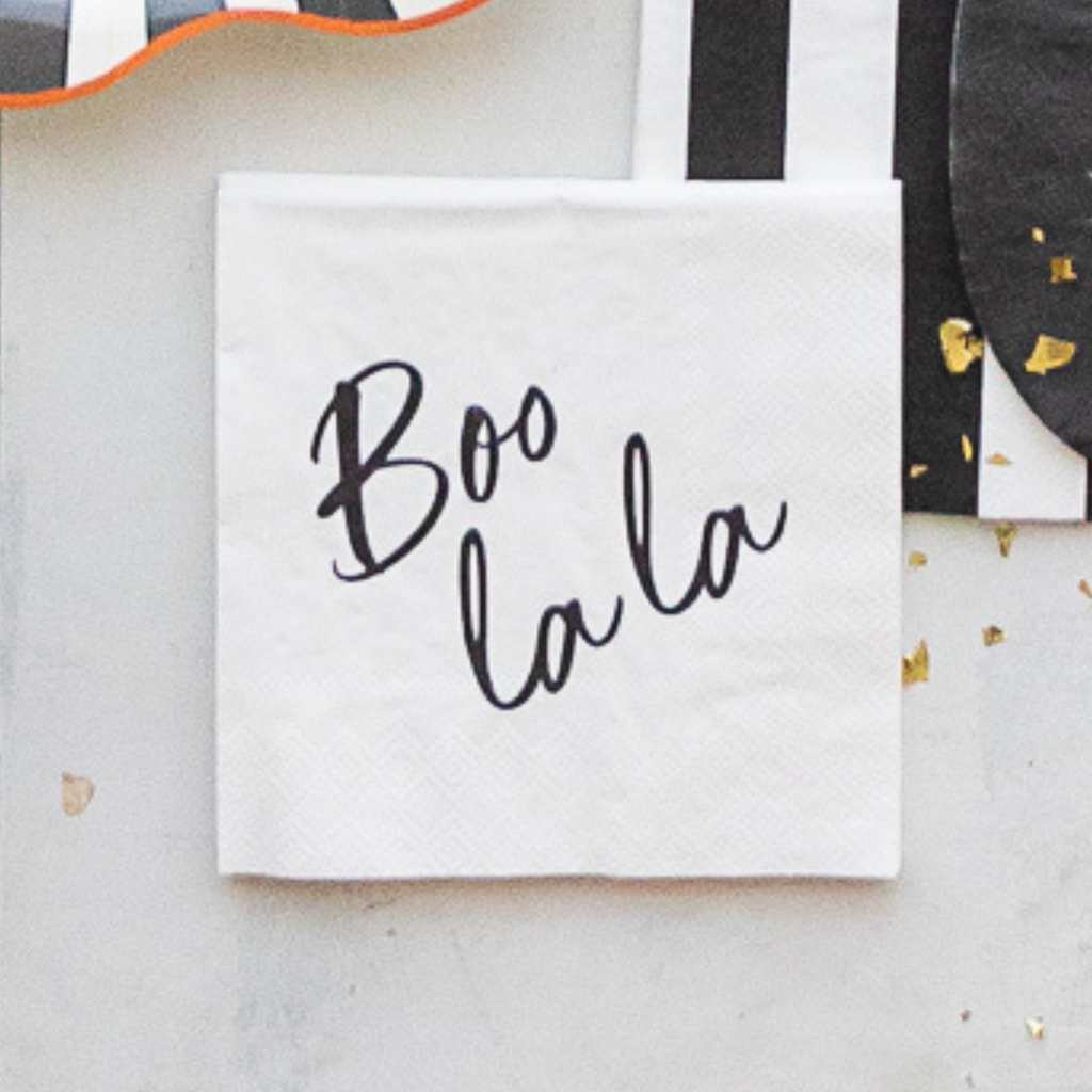 BOO LA LA COCKTAIL NAPKINS