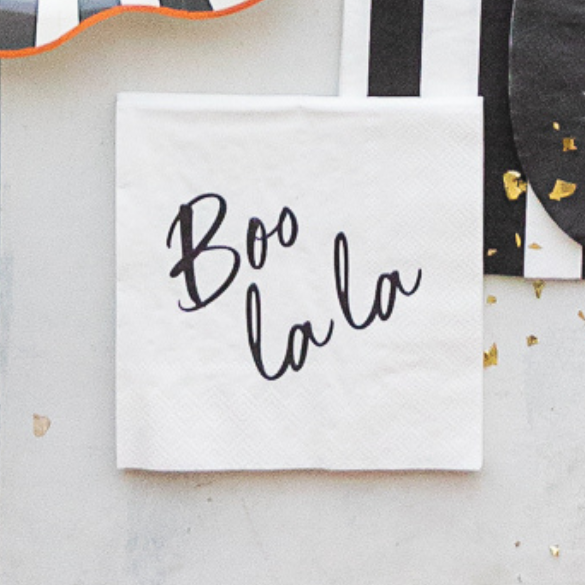 BOO LA LA COCKTAIL NAPKINS
