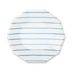 Frenchie Striped Small Plates - 8 Pk.: Clementine