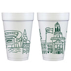 Foam Cup 10 Pack {Baylor University Skyline-Waco, Texas}