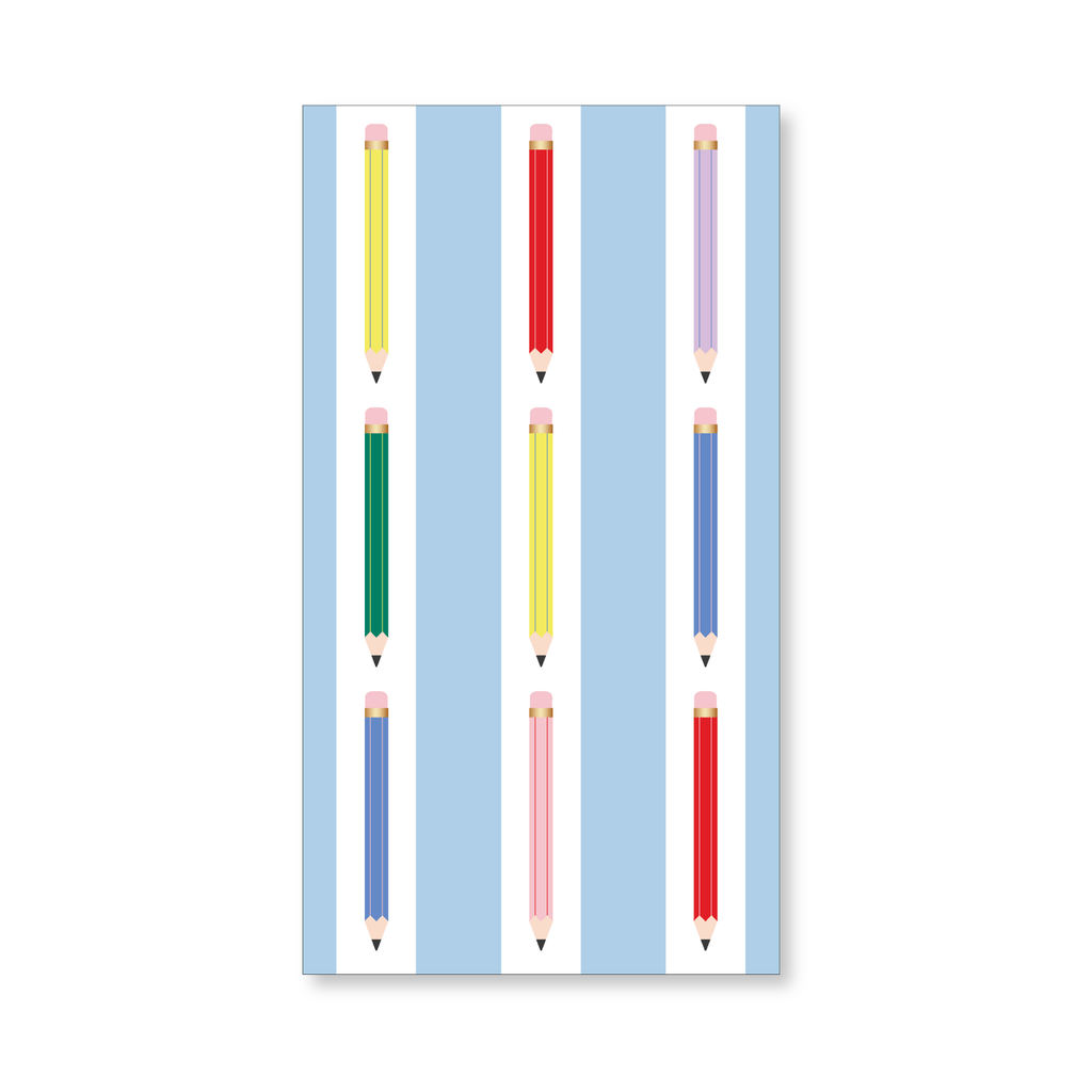 PENCIL STRIPE GUEST TOWELS