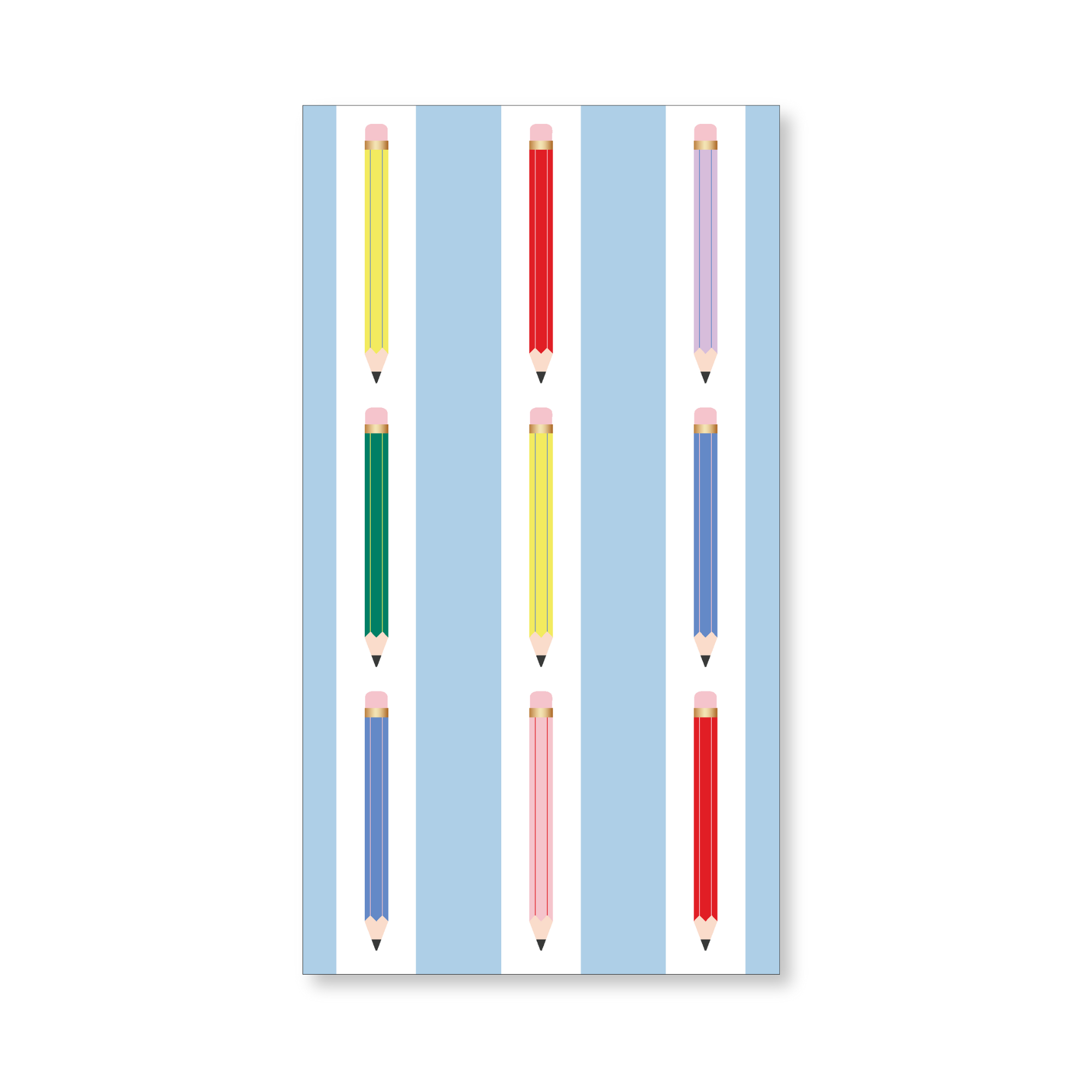 PENCIL STRIPE GUEST TOWELS