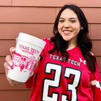Foam Cup 10 Pack {Texas Tech University  Skyline}