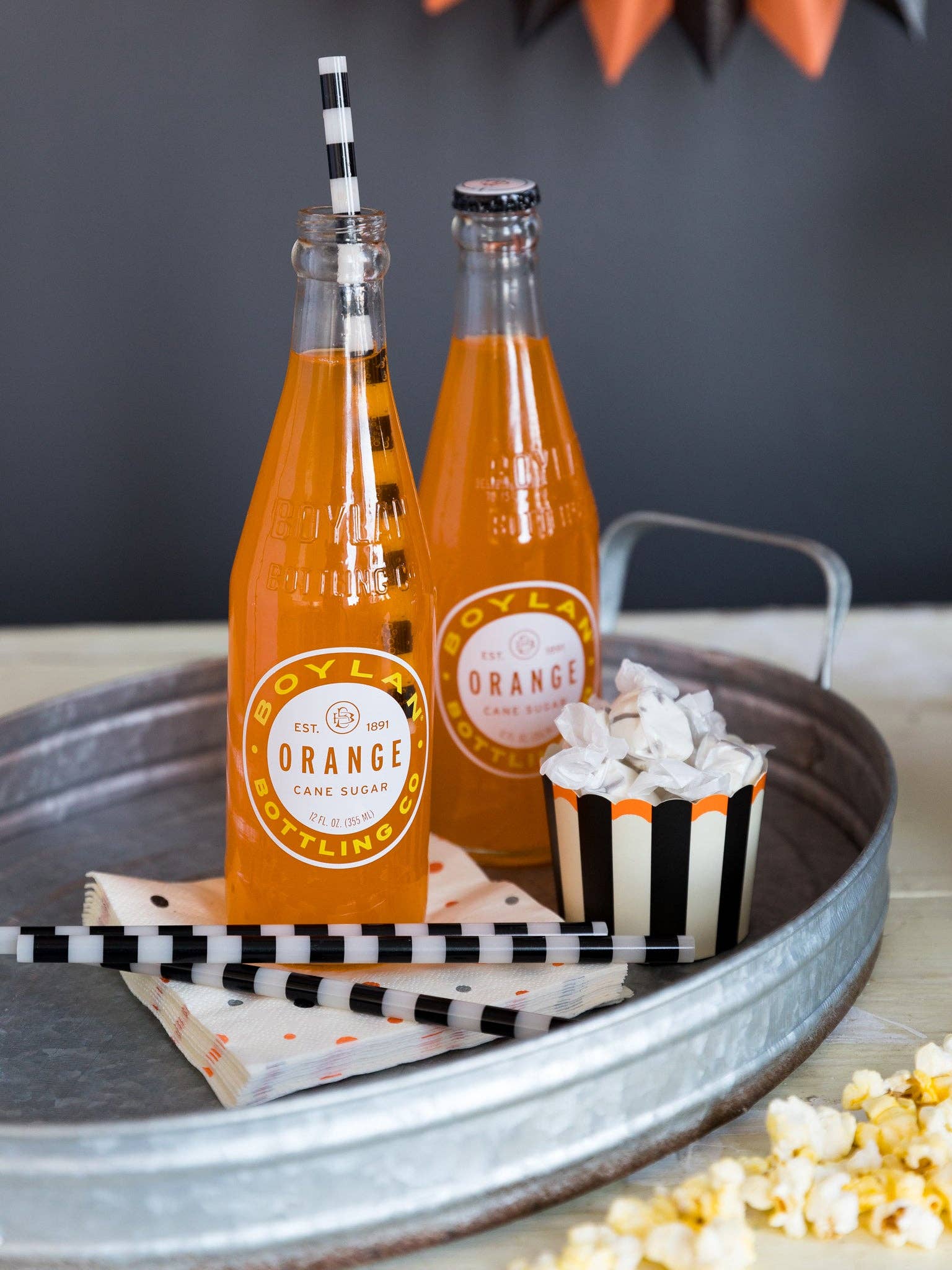 Vintage Halloween Reusable Straws