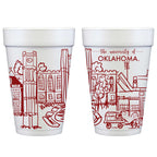 Foam Cup 10 Pack {Oklahoma University Skyline-Norman, OK}