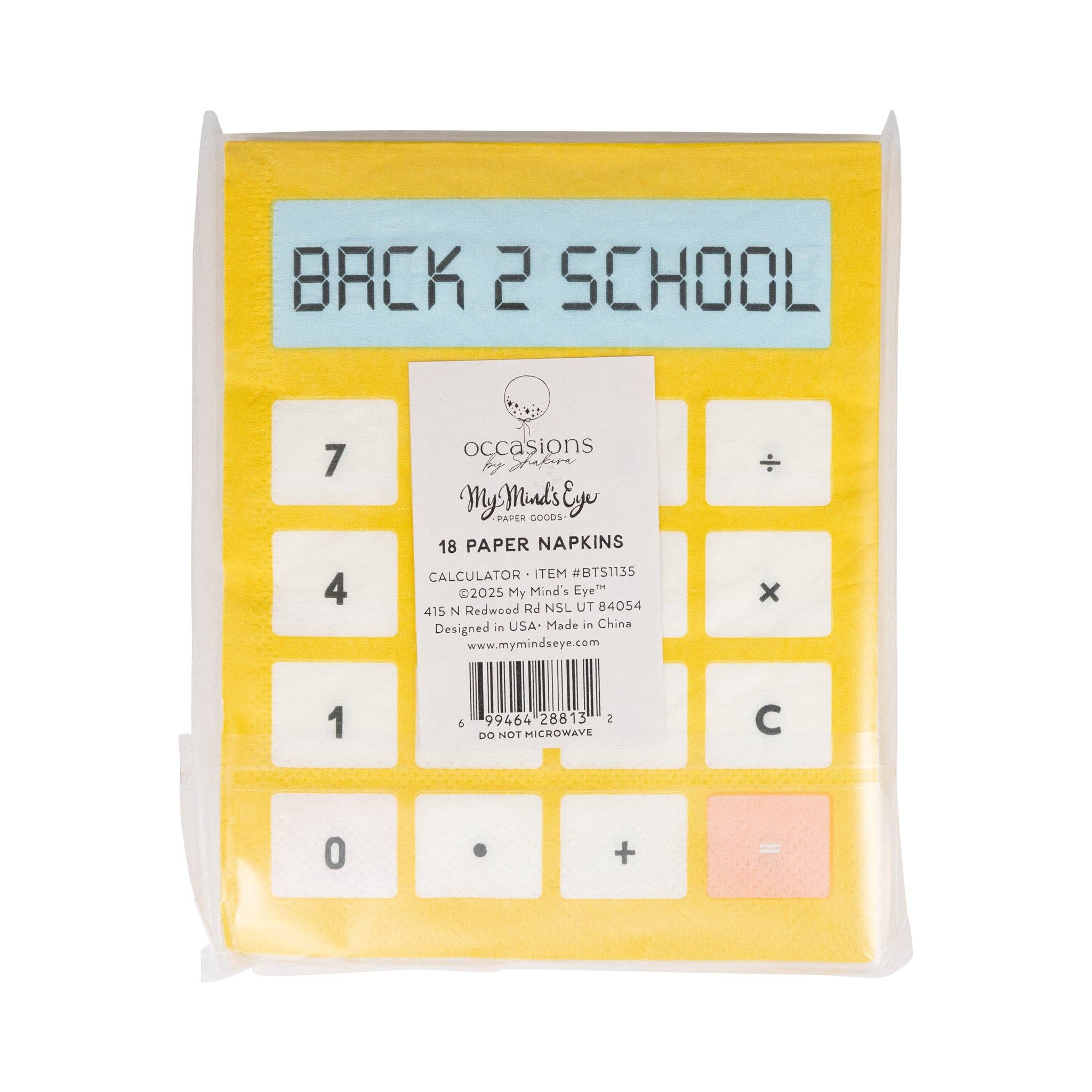 BTS1135 - Calculator Paper Guest Napkin