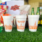 Foam Cup 10 Pack {Oklahoma State University Skyline}