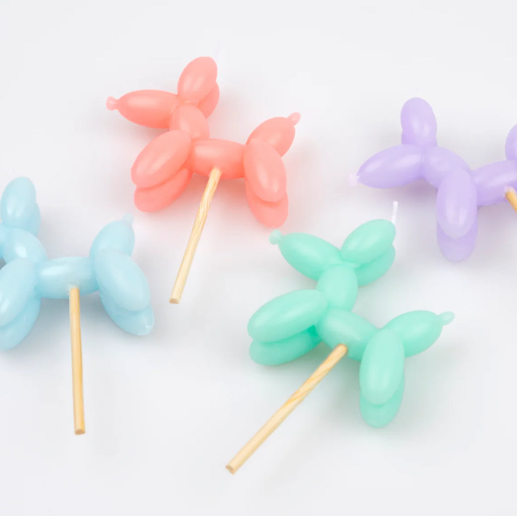 Balloon Dog Candles