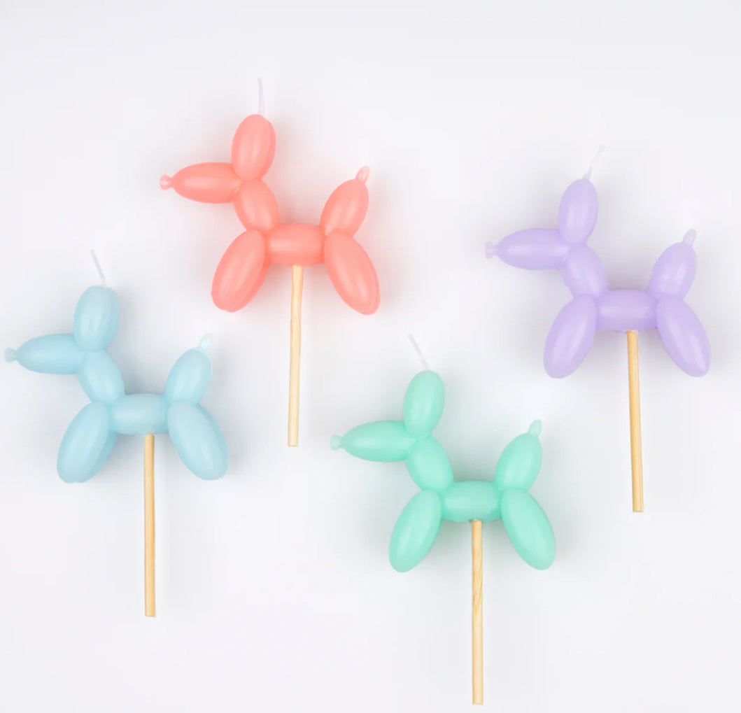 Balloon Dog Candles