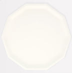 Cream Decagon Compostable Dinner Plate