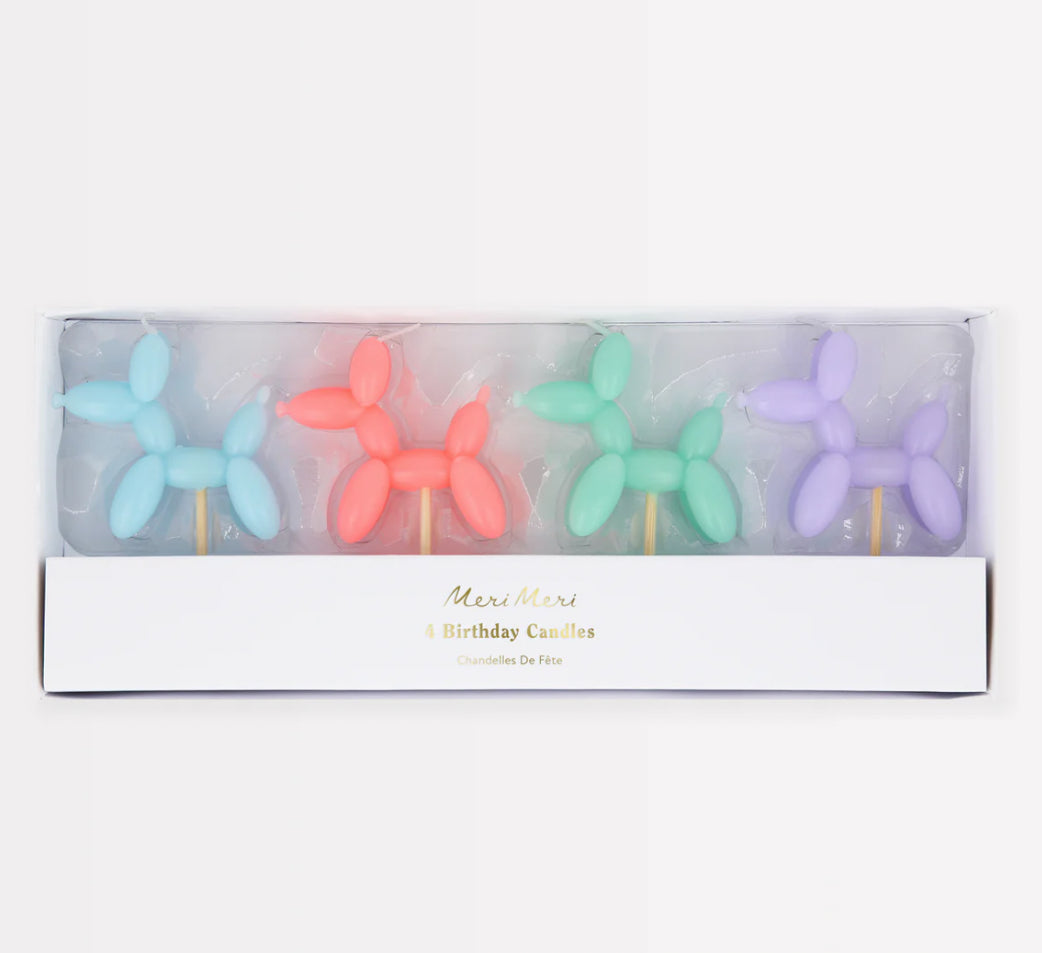 Balloon Dog Candles