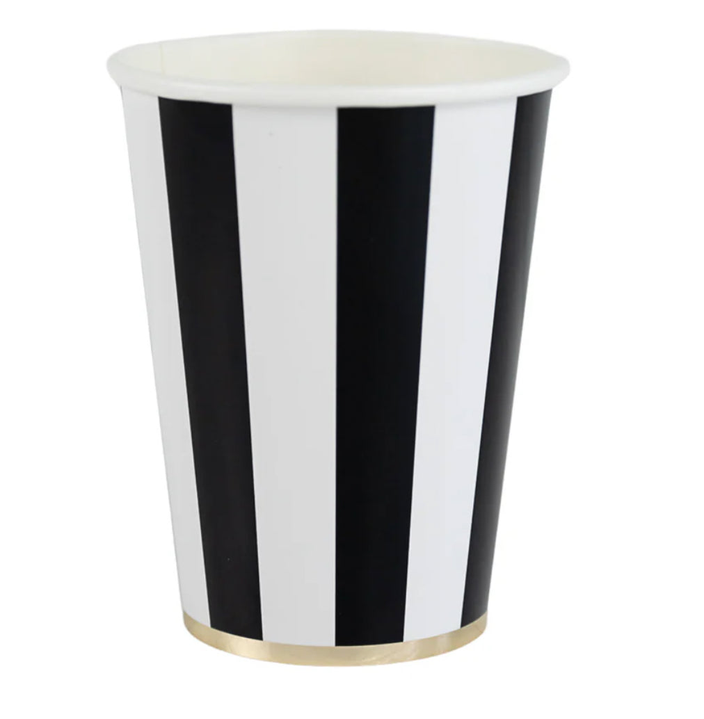 Black Striped Cup