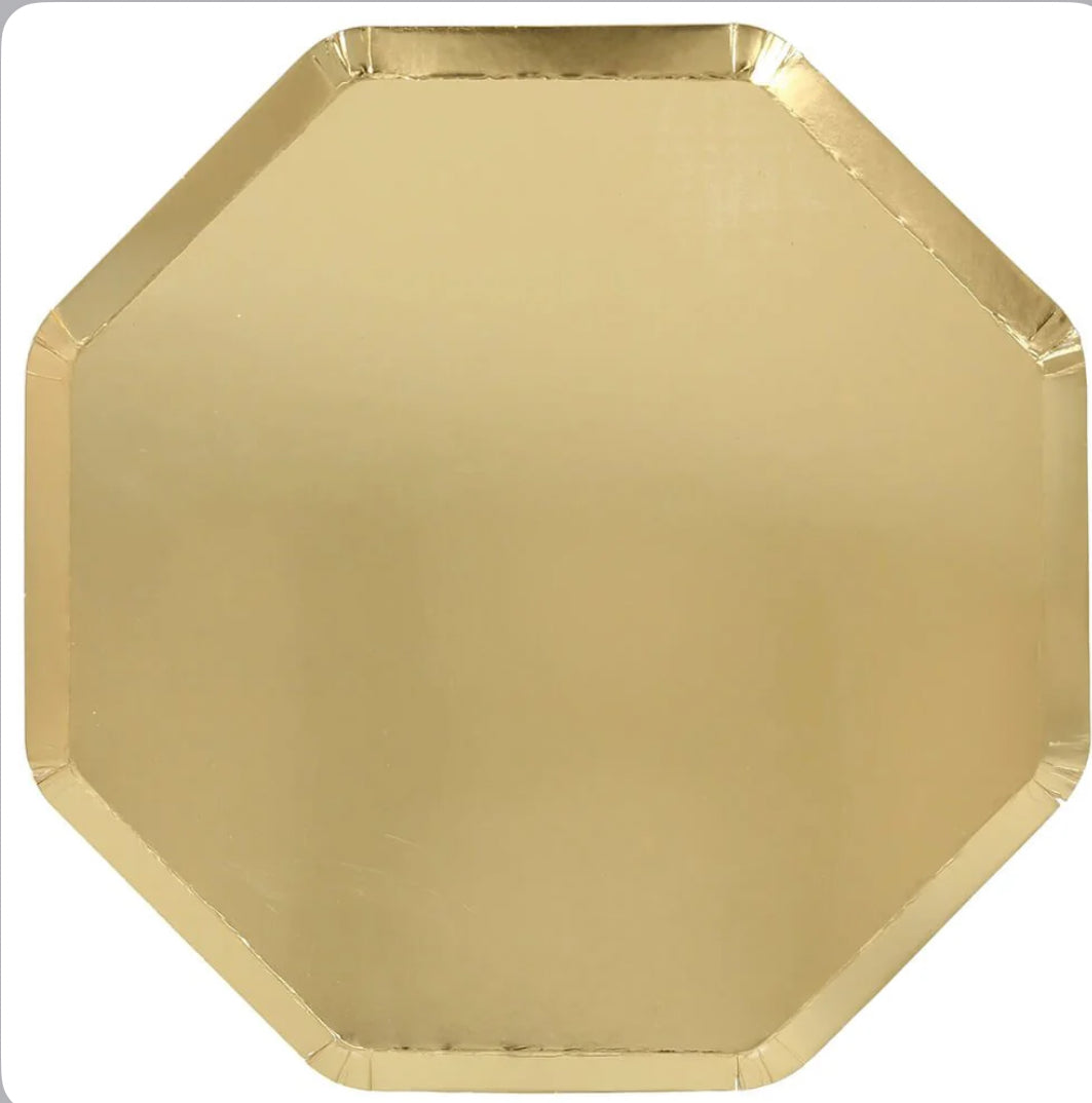 Meri Meri Gold Dinner Plate