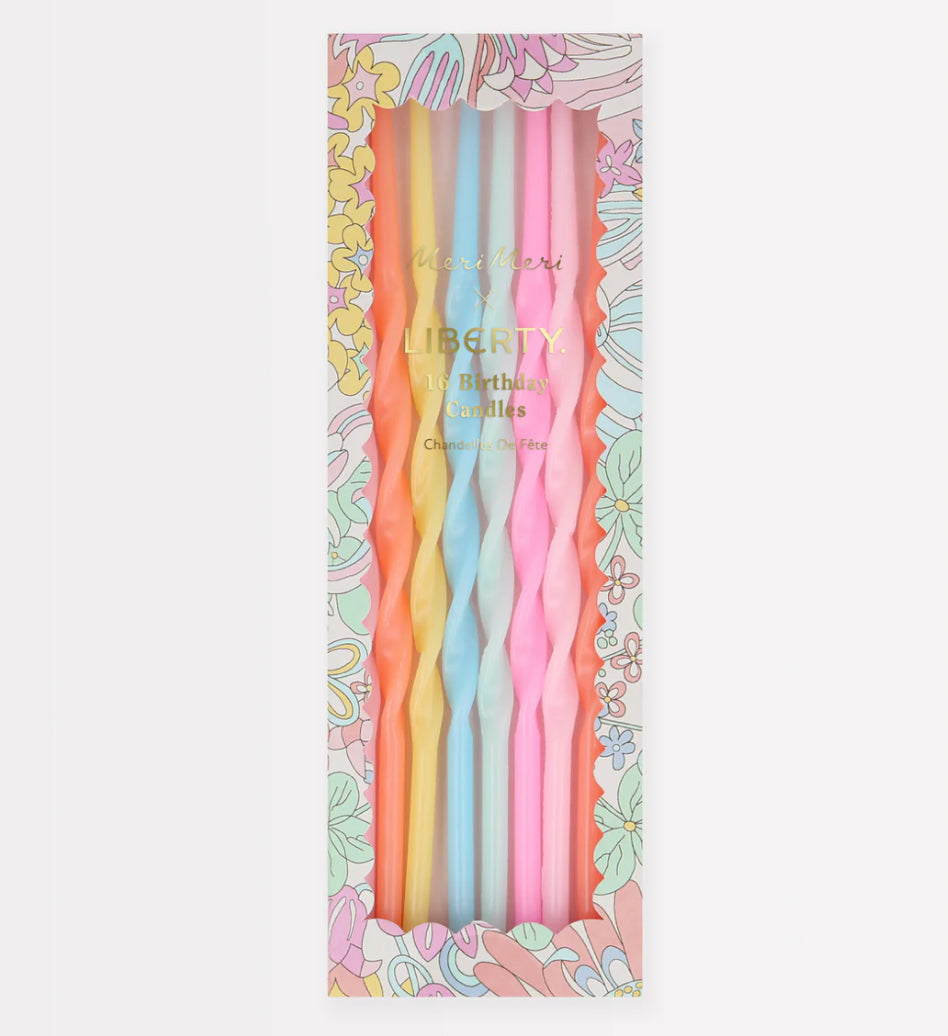 Pastel Birthday Candles- Liberty