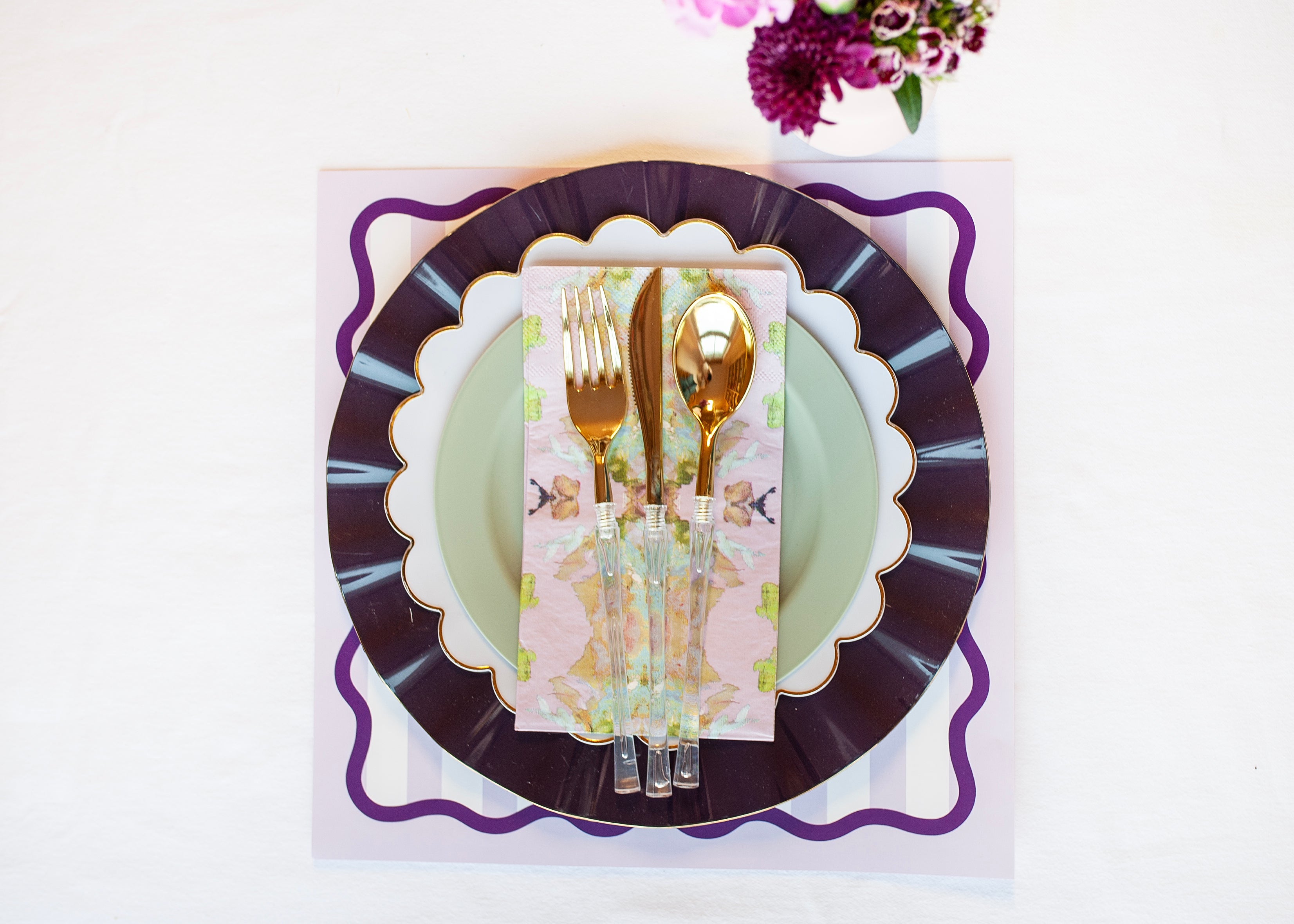 Lovely Lavender Paper Placemat