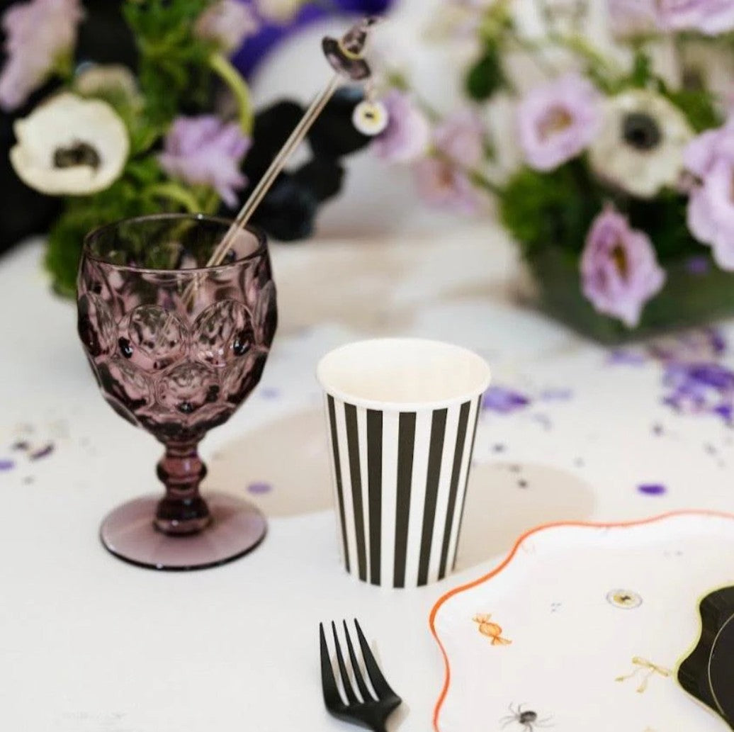 Black Striped Cup