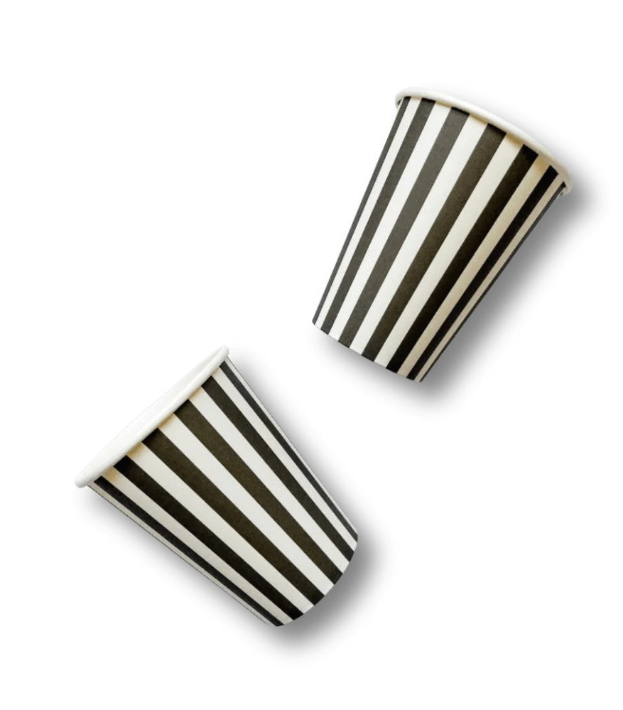 Black Striped Cup