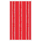 Red Stripe Linen-feel Paper Napkin /Guest Towels | Set of 25