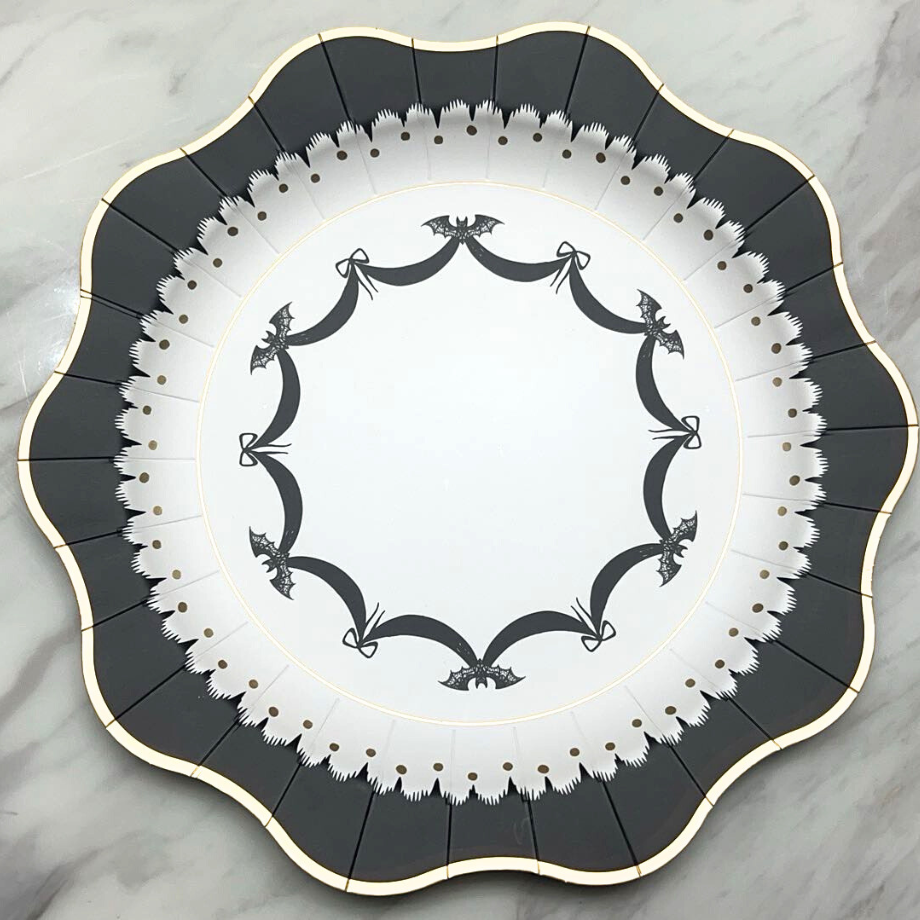 ELEGANT HALLOWEEN DINNER PLATES