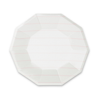 Frenchie Striped Small Plates - 8 Pk.: Clementine