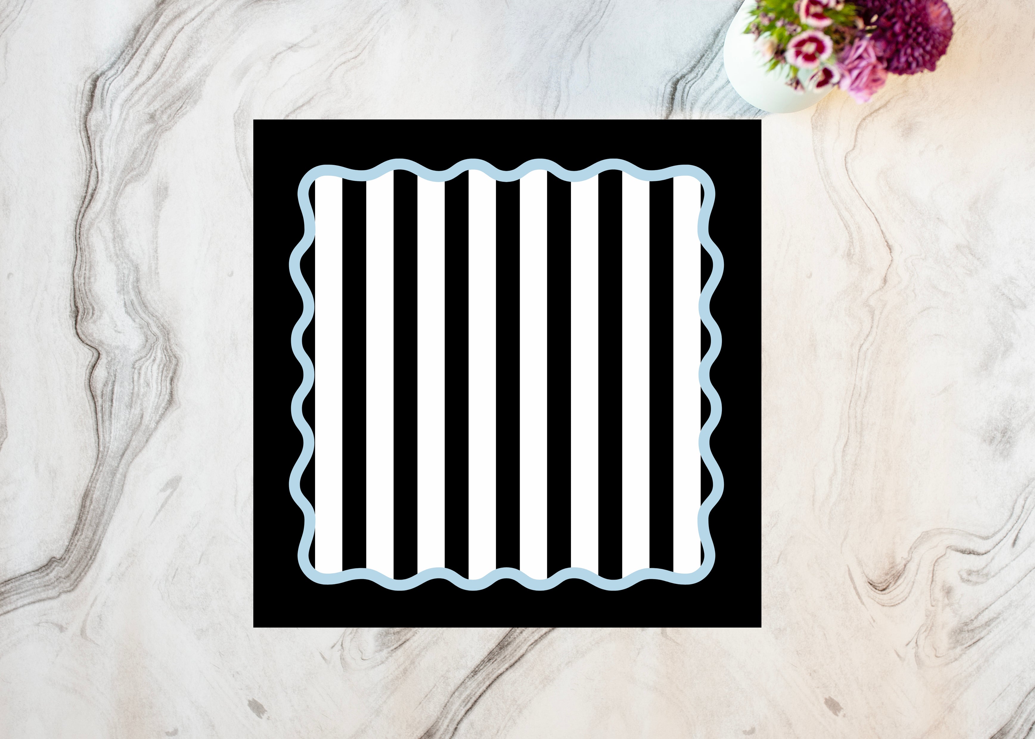 black beauty placemat
