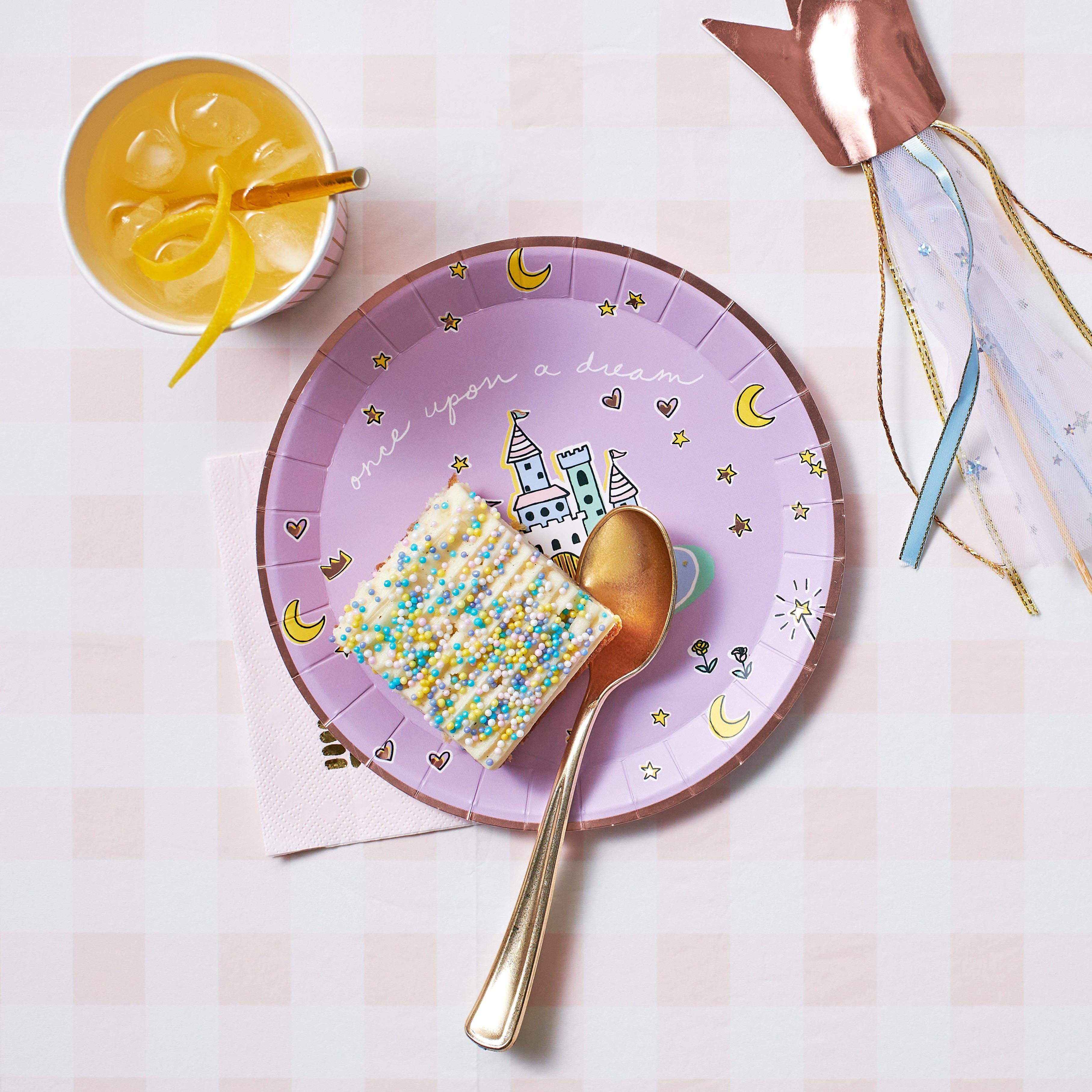 Josie James Pink Fairy Plate