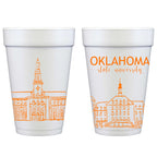 Foam Cup 10 Pack {Oklahoma State University Skyline}