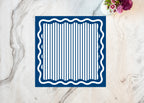 Navy Striped Placemat