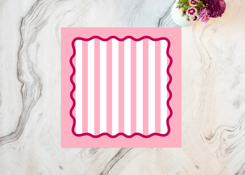 perfectly pink placemat