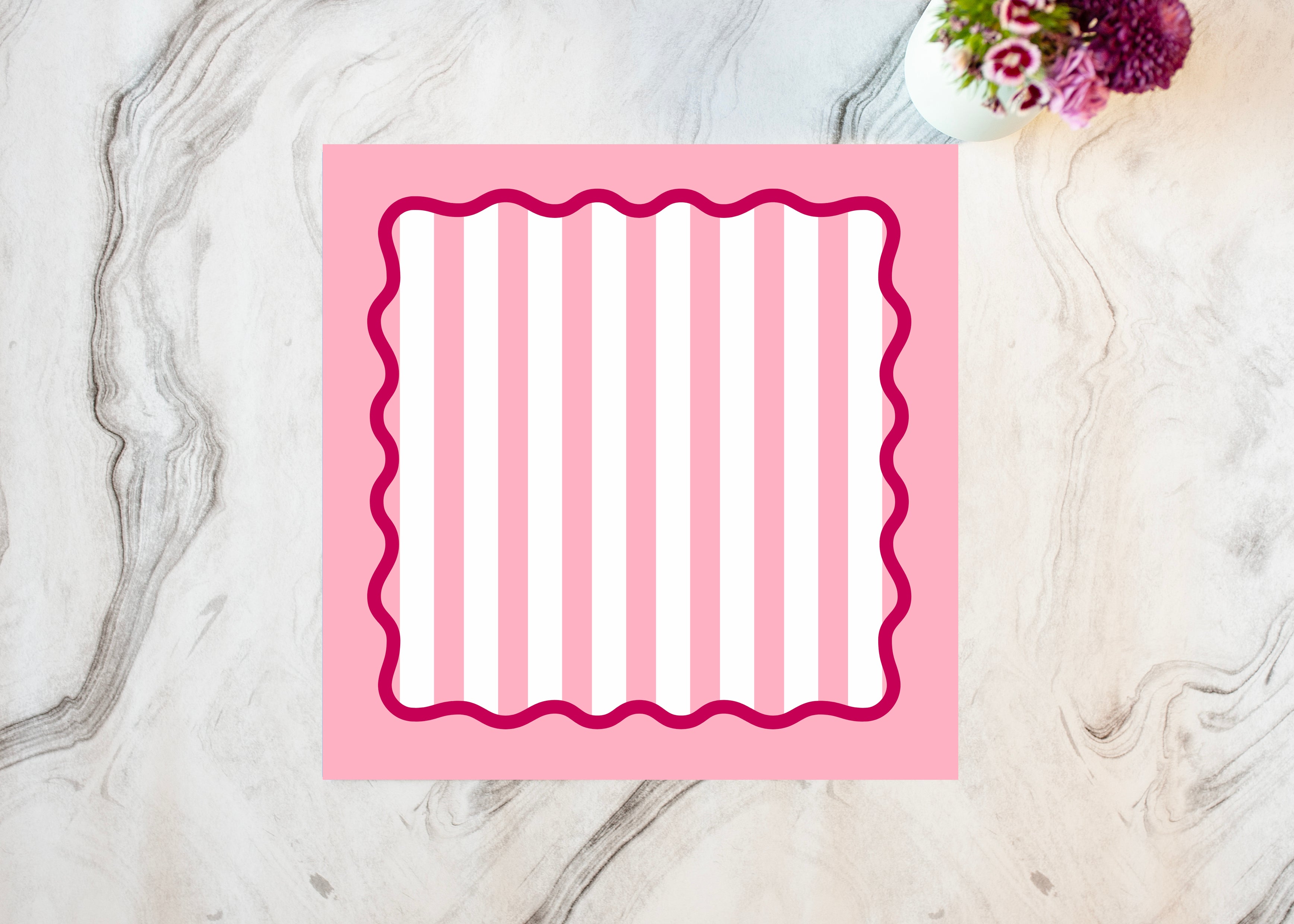 perfectly pink placemat