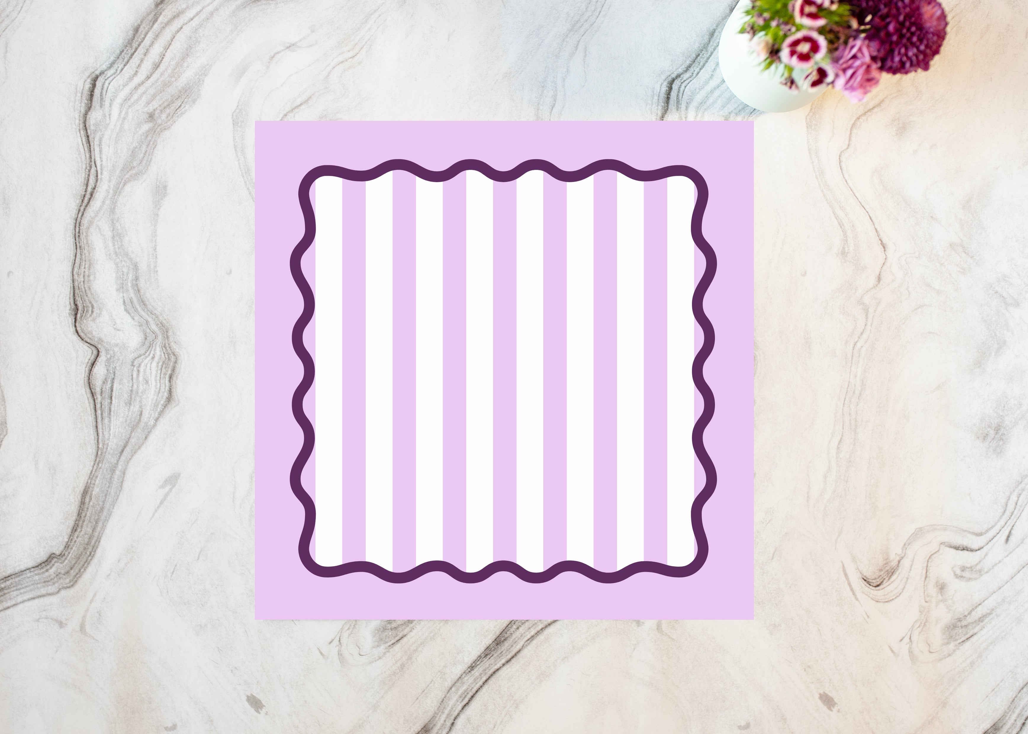 Lovely Lavender Paper Placemat